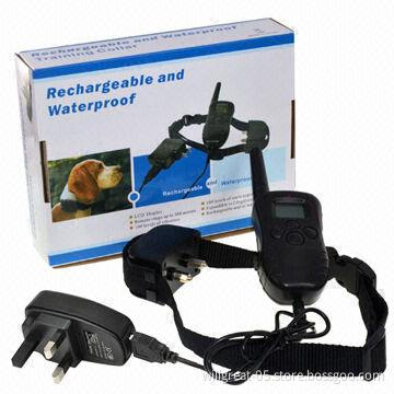 Rechargeable 100LV LCD electric shock e-collar remote, dog training, anti-bark